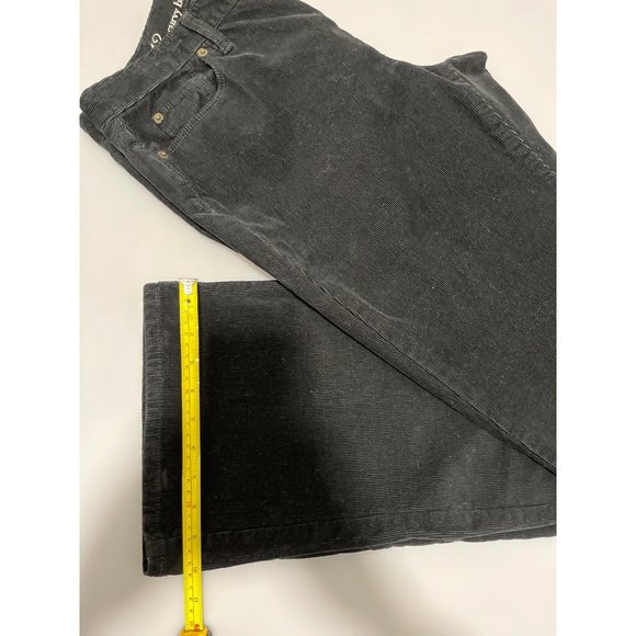 Ann Taylor Loft Size 31 Women's 12 Curvy Boot‎ Black Corduroy Pants - Picture 11 of 11
